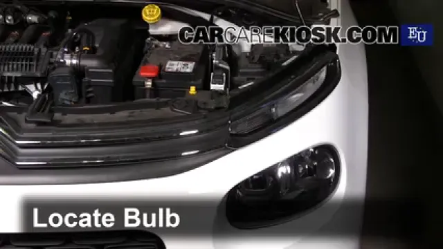 2017 Citroen C3 PureTech 1.2L 3 Cyl. Luces Luz de carretera (reemplazar foco) 